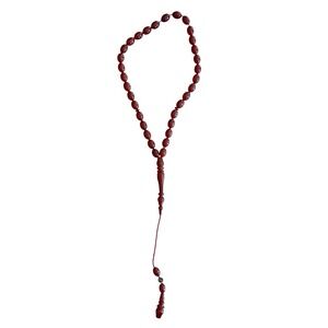 Red Prayer Beads Islamic Muslim Tasbih Rosary Meditation Spiritual Gift